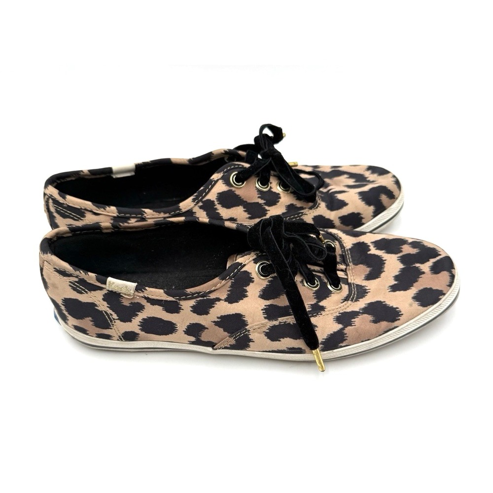 keds x Kate Spade New York Champion Satin Sneakers Leopard 8 US 39 EU